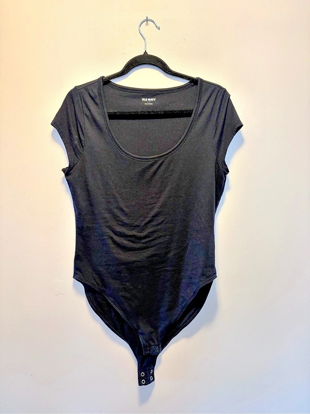 Old Navy Black Bodysuit Size Large